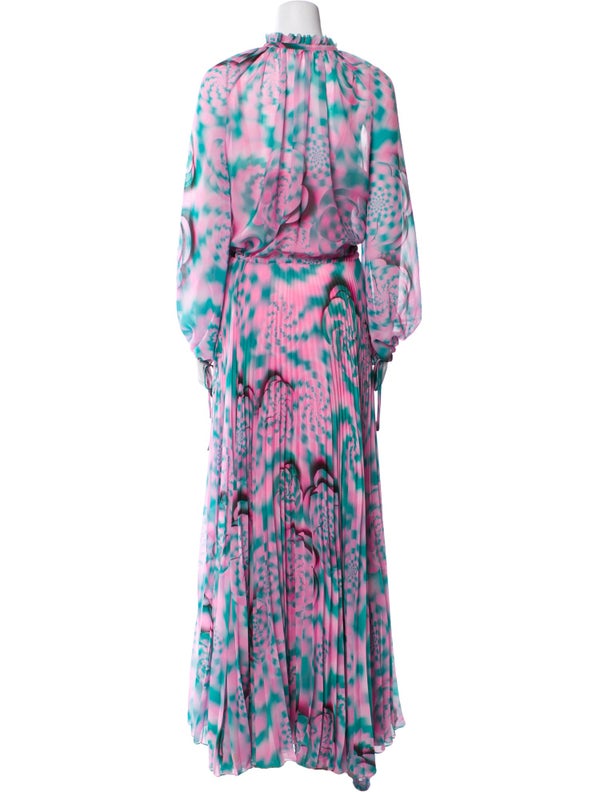 Brandon Maxwell Silk Long Dress