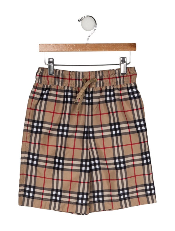 Burberry Boys' Patterned Swim Trunks