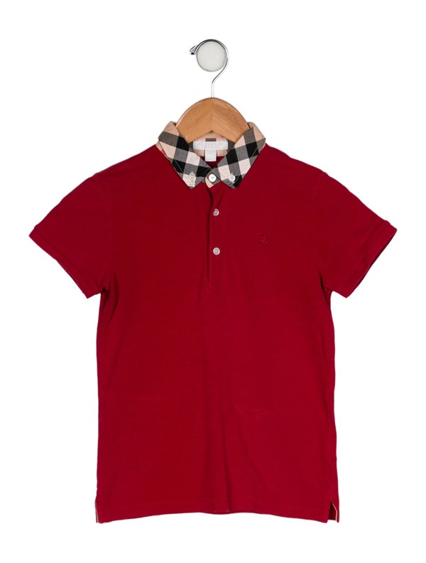 Burberry Boys' Short Sleeve Polo Shirt