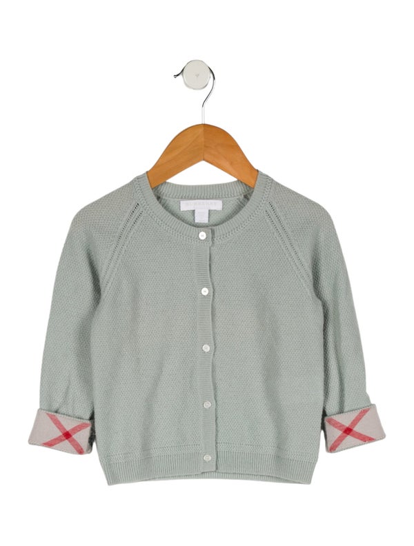 Burberry Burberry girls cashmere cardigan