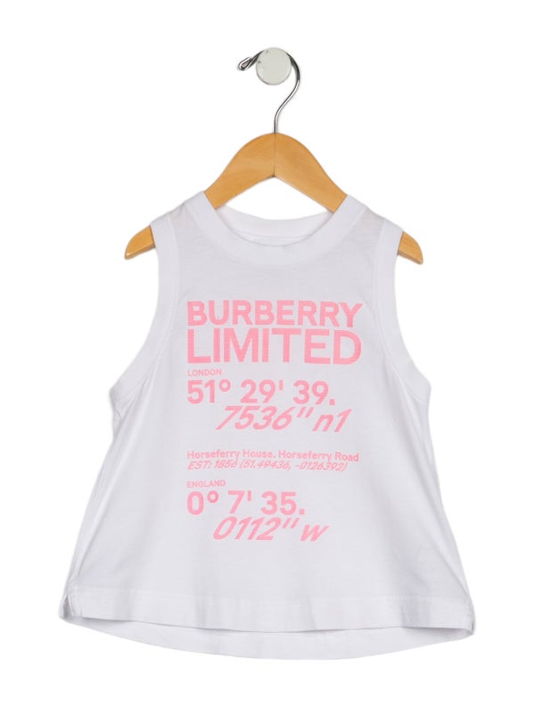 Burberry Burberry Girls' Sleeveless Graphic Top