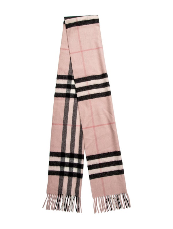 Burberry Cashmere House Check Pattern Scarf