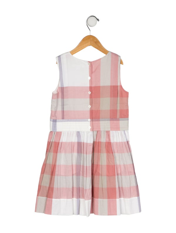 Burberry Girls' Plaid Sleeveless Dress