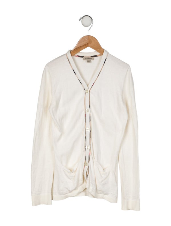 Burberry Kids Girls' Knitted Cardigan