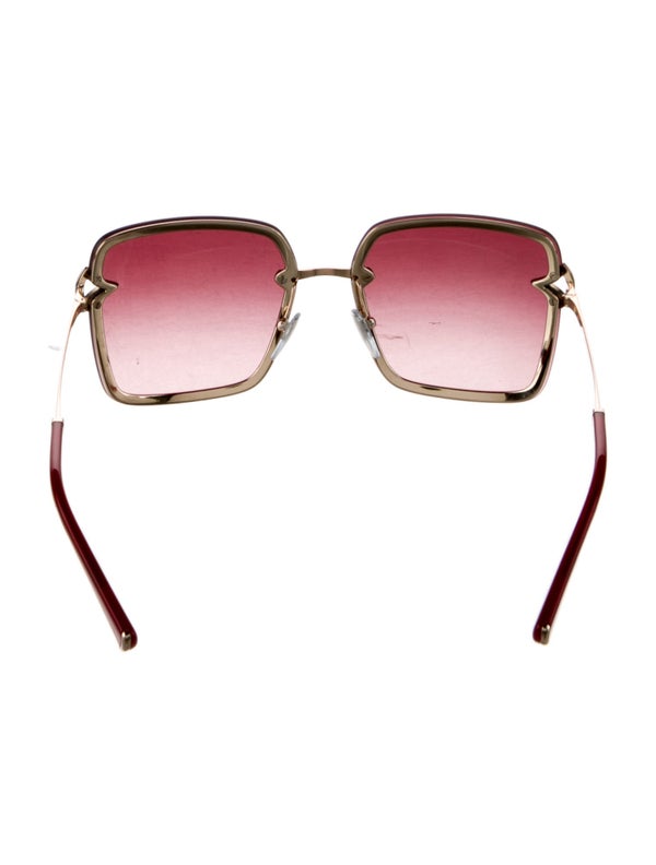 Bvlgari Square Gradient Sunglasses
