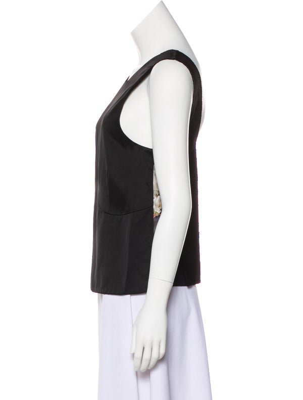 Calvin Klein Collection Galik Floral Print Top