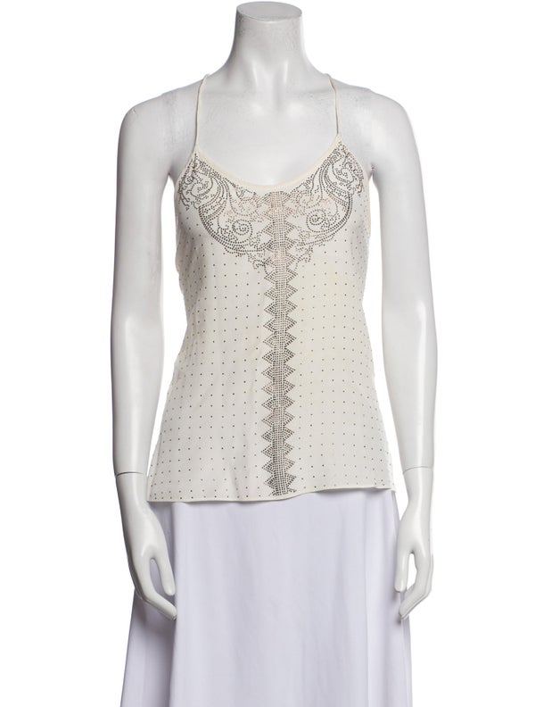 Camilla Silk Scoop Neck Top