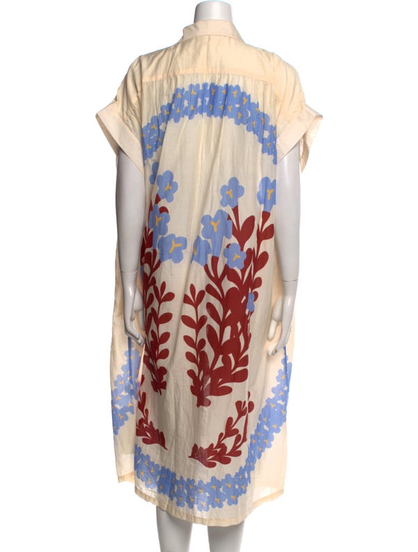 Carolina K Printed Midi Length Dress