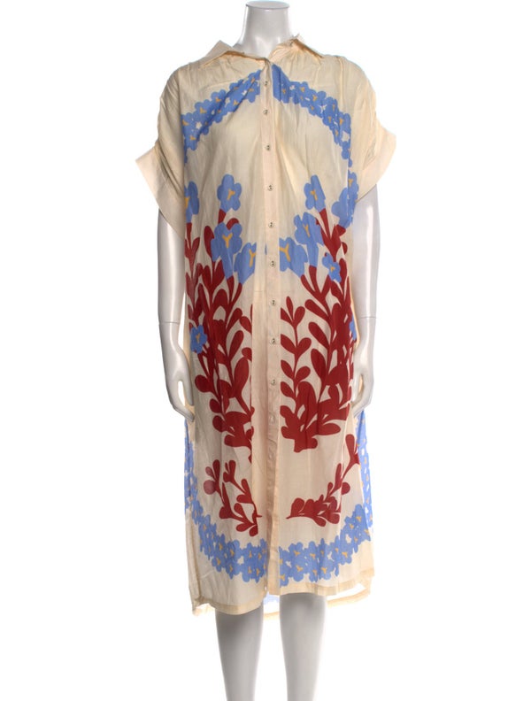 Carolina K Printed Midi Length Dress