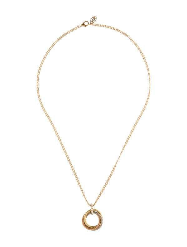 Cartier Diamond Medium Trinity Pendant Necklace