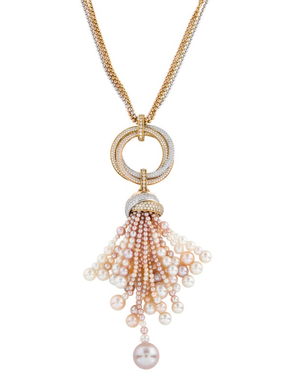 Cartier Pearl Trinity Convertible Necklace