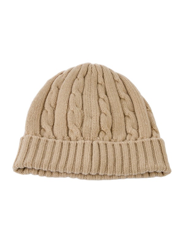 Celine Cashmere Triomphe Beanie W/Tags