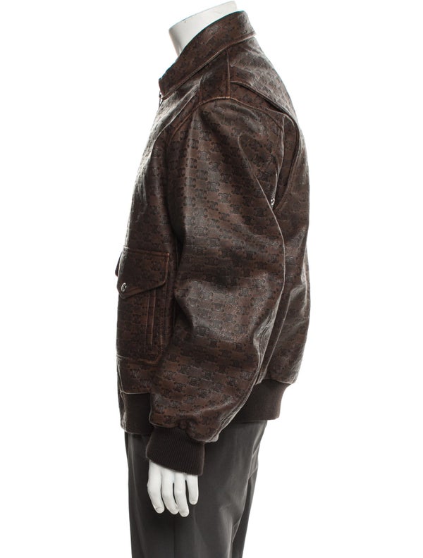 Celine Monogram Aviator Triomphe Utility Jacket