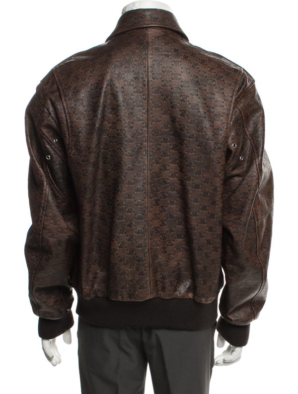 Celine Monogram Aviator Triomphe Utility Jacket