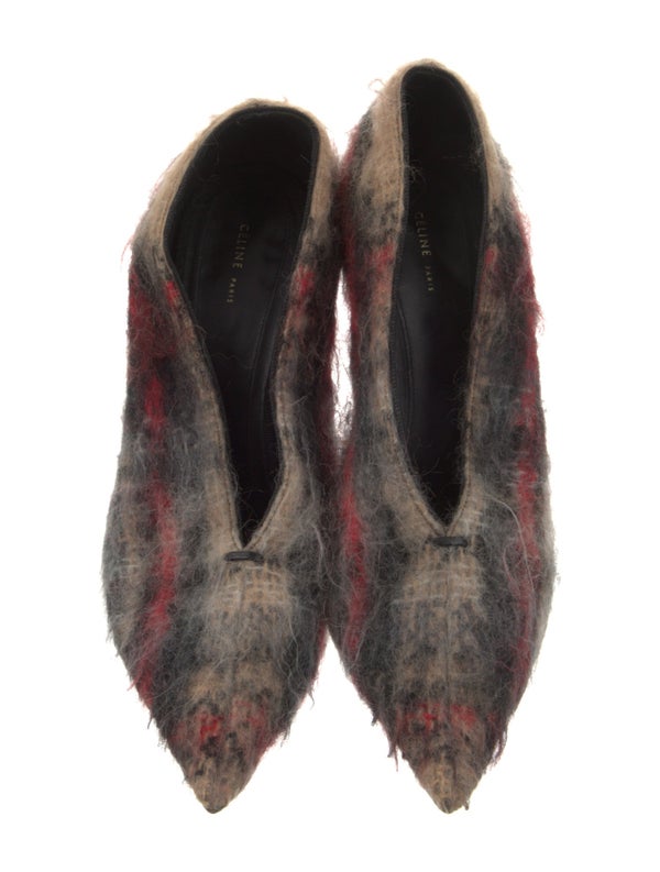 Celine Wool Printed Pumps