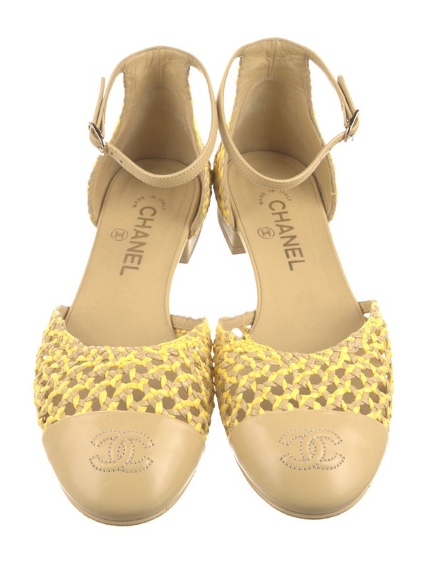 Chanel 2022 Interlocking CC Logo Sandals