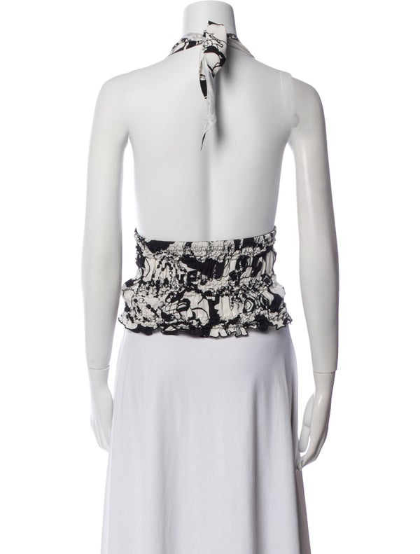 Chanel 2022 Silk Crop Top