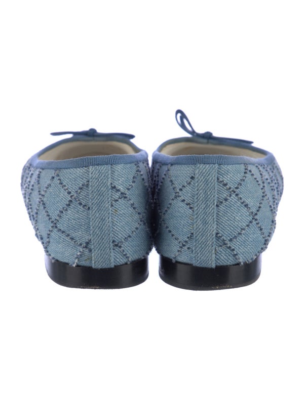 Chanel 2023 Interlocking CC Logo Ballet Flats