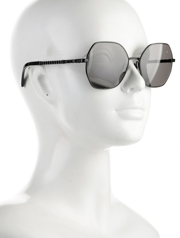 Chanel Interlocking CC Logo Oversize Sunglasses