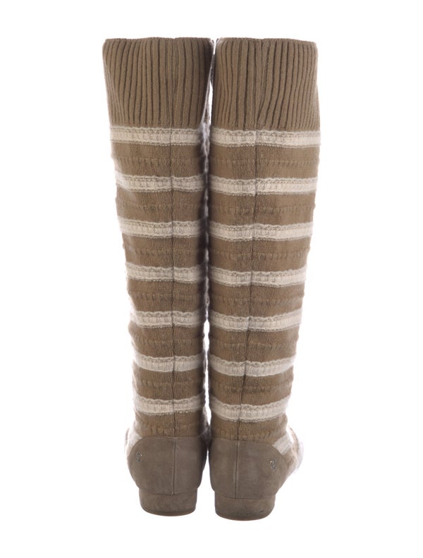 Chanel Interlocking CC Logo Riding Boots