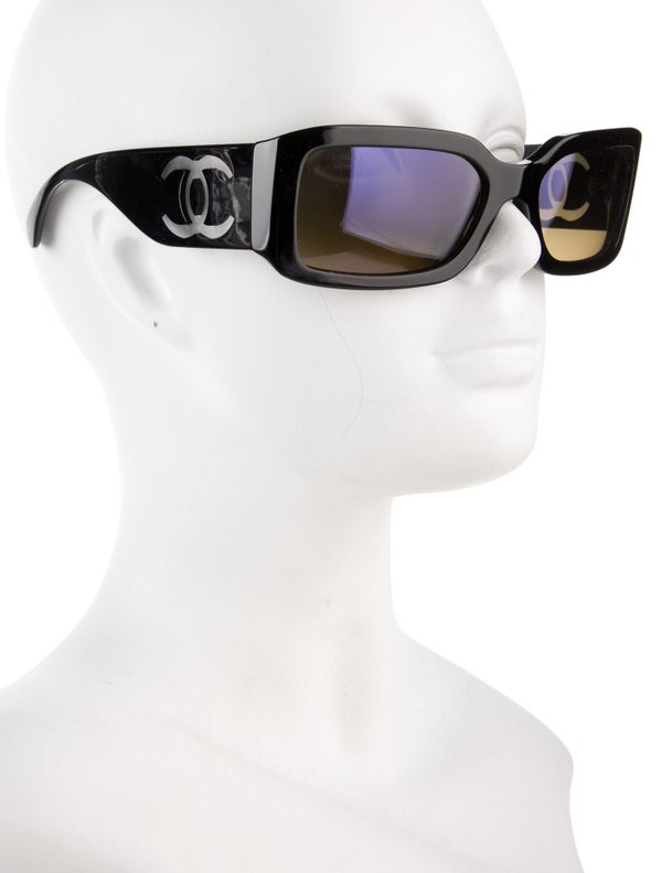 Chanel Interlocking CC Logo Square Sunglasses