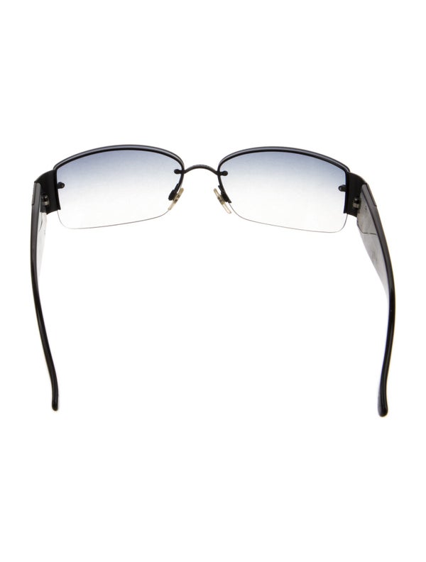 Chanel Interlocking CC Logo Square Sunglasses