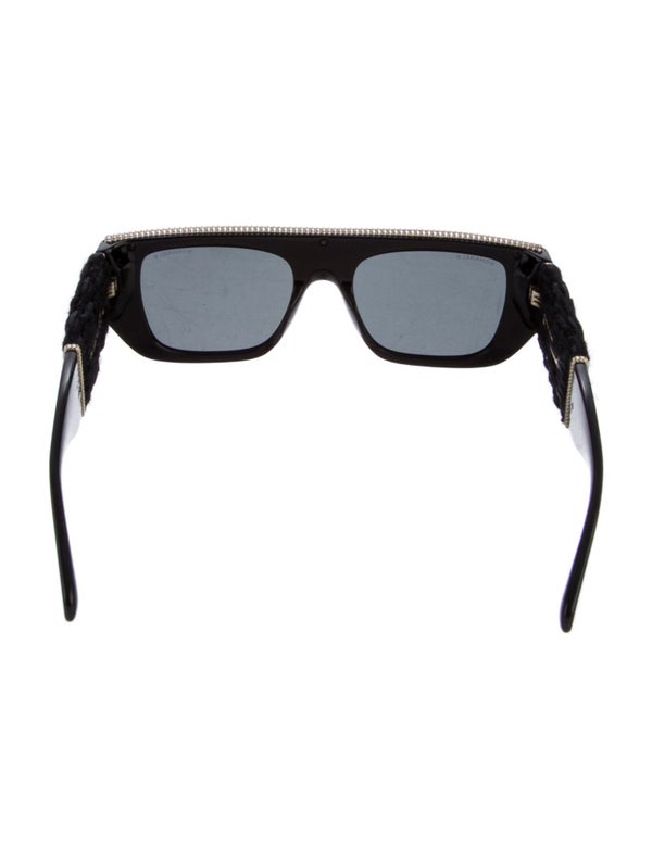 Chanel Interlocking CC Logo Wayfarer Sunglasses