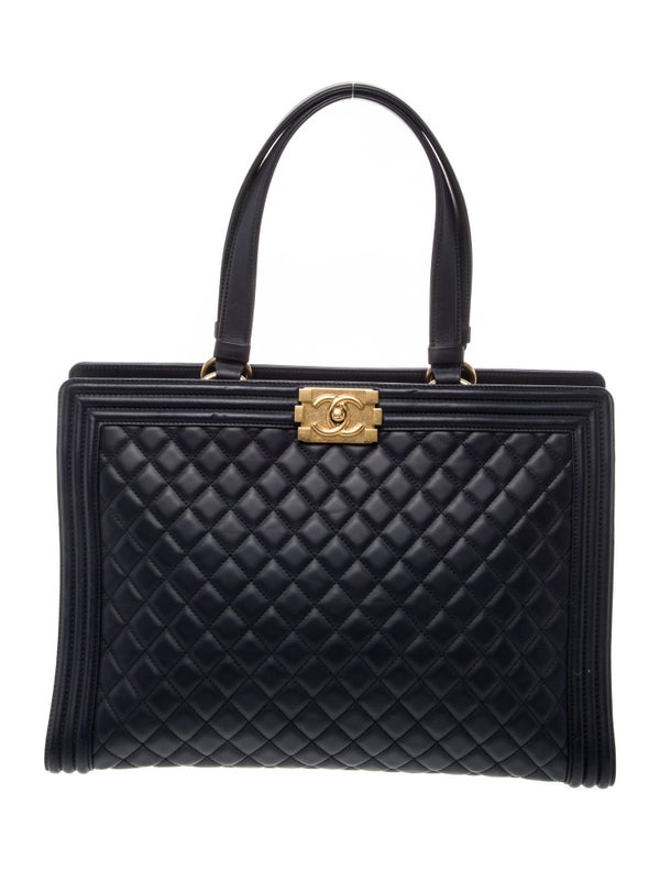 Chanel Large Boy Shopping Tote