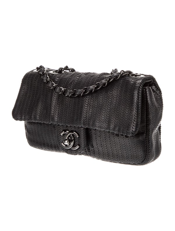 Chanel Small So Black Scalloped Flap Bag