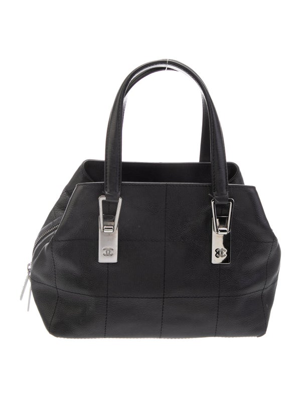 Chanel Square Quilt Boston Bag