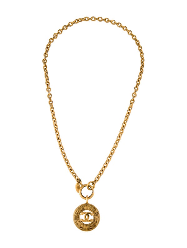 Chanel Vintage CC Pendant Necklace