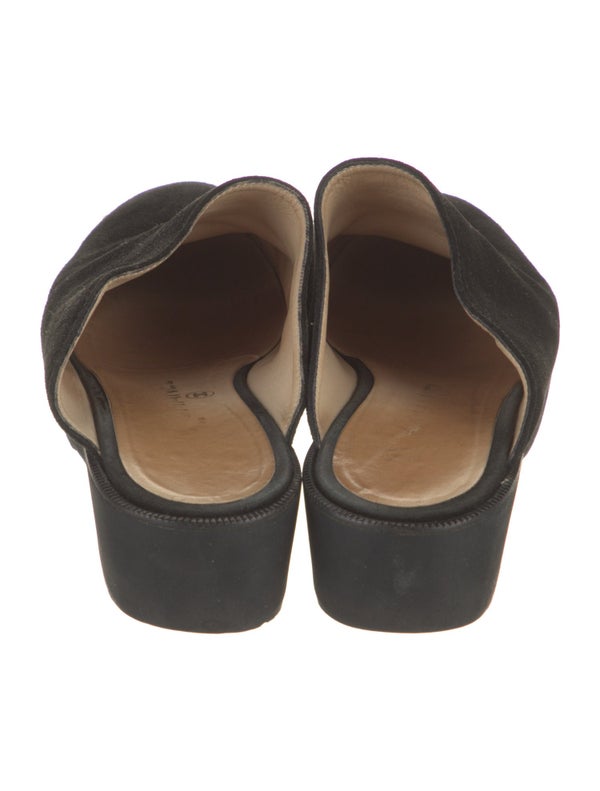 Chanel Vintage Interlocking CC Logo Mules