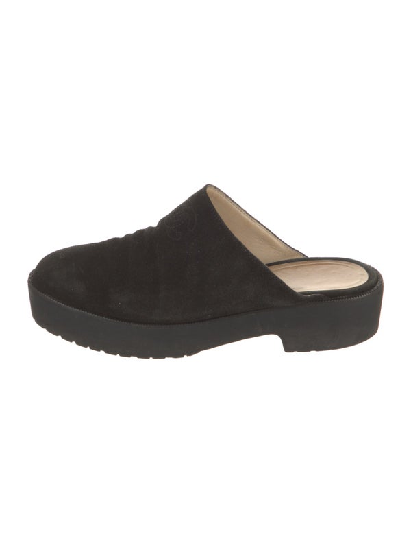 Chanel Vintage Interlocking CC Logo Mules