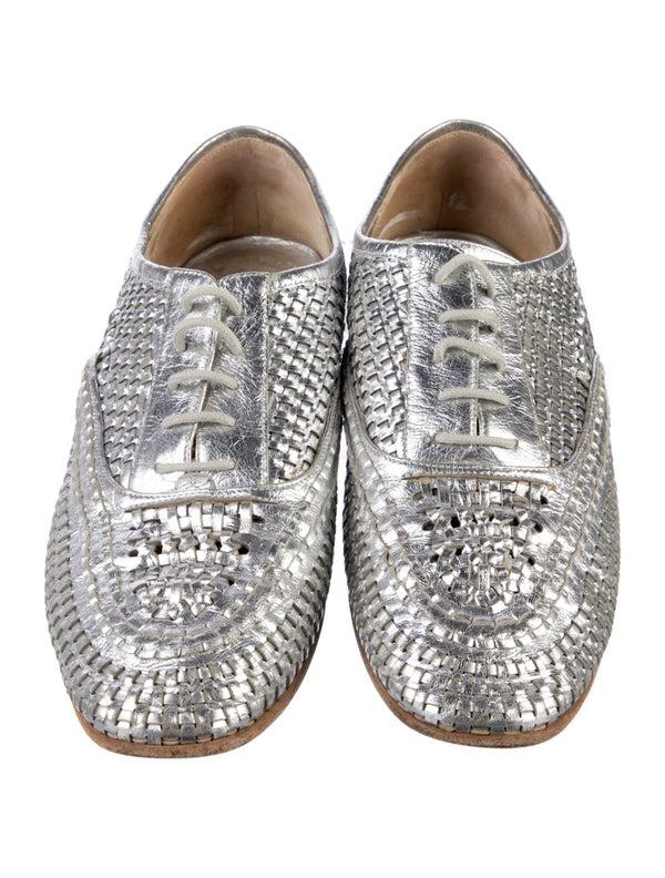 Chanel Vintage Interlocking CC Logo Oxfords