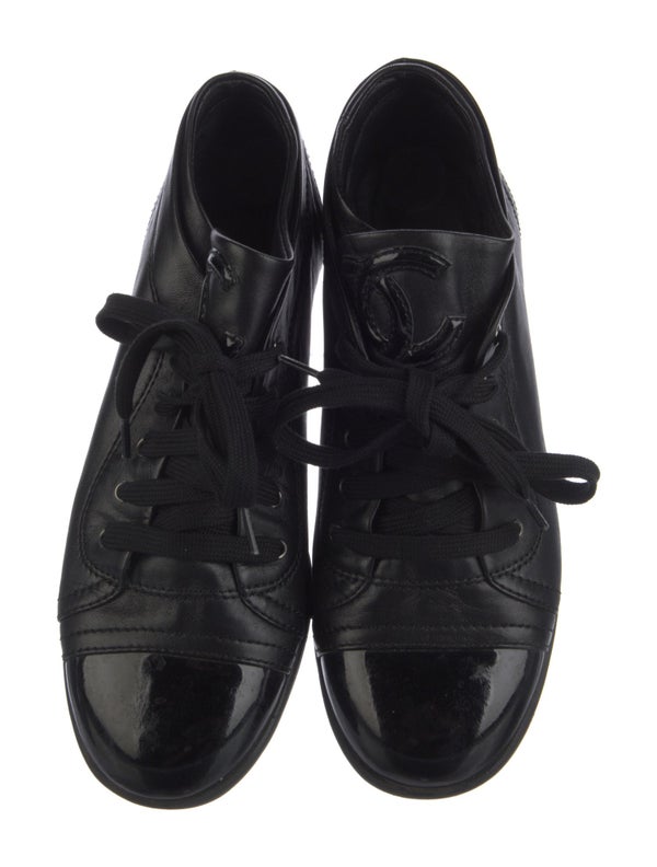 Chanel Vintage Interlocking CC Logo Sneakers