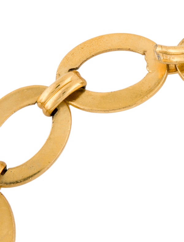 Chanel Vintage Oval Link Chain Necklace