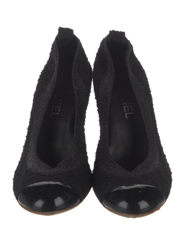 Chanel Vintage Stretch Spirit Pumps