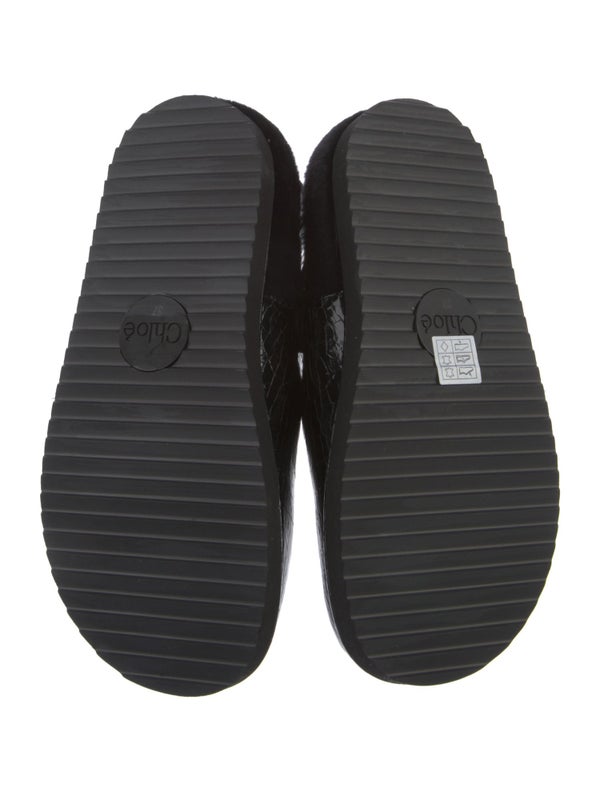 Chloé Leather Slingback Flats