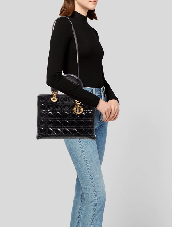 Christian Dior Cannage Lady Dior Medium