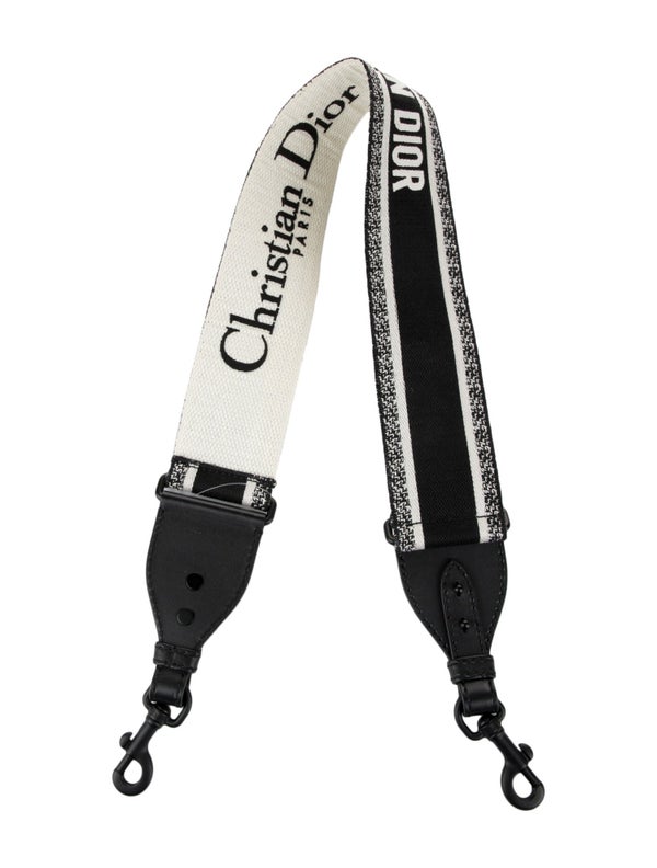 Christian Dior Pattern Print Fabric Bag Strap