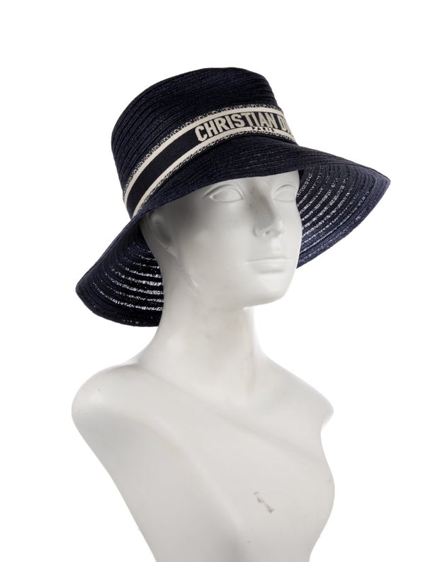 Christian Dior Raffia Bucket Hat