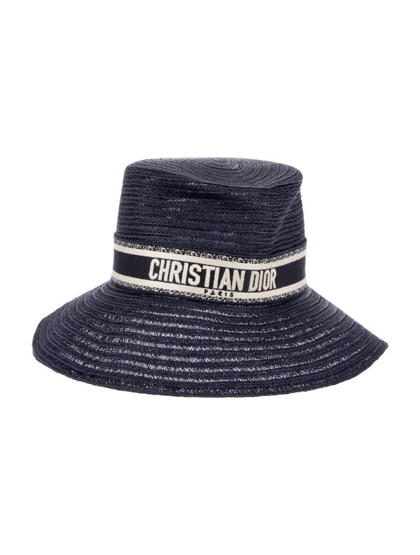 Christian Dior Raffia Bucket Hat