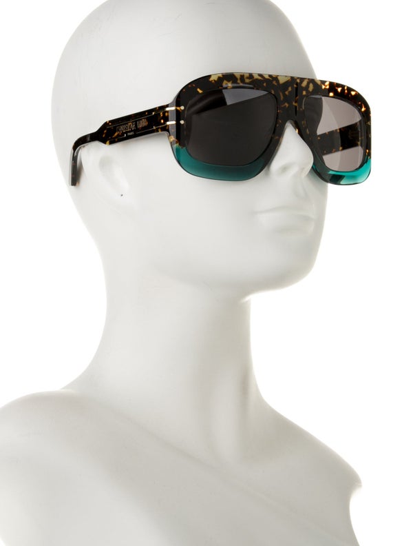 Christian Dior Shield Mirrored Sunglasses
