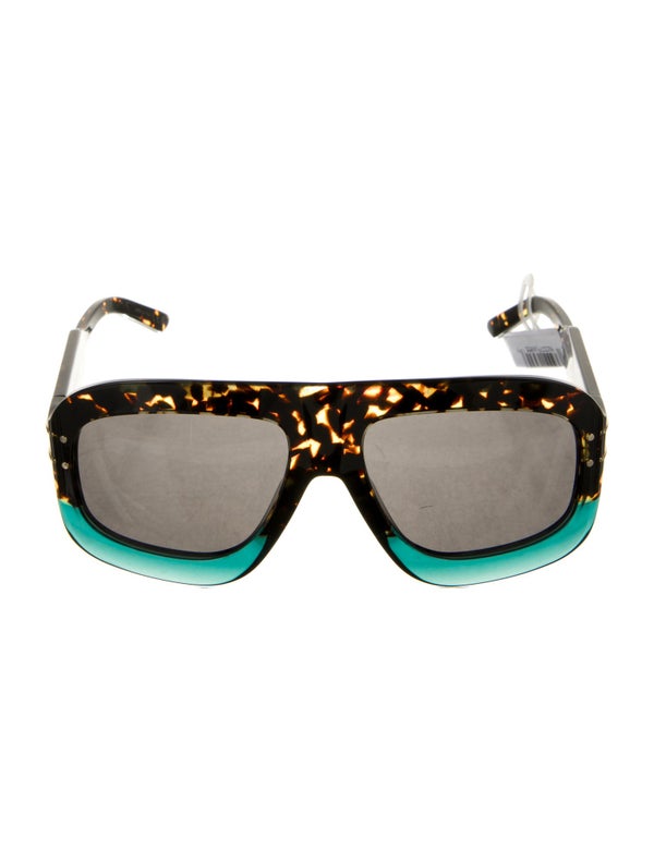 Christian Dior Shield Mirrored Sunglasses