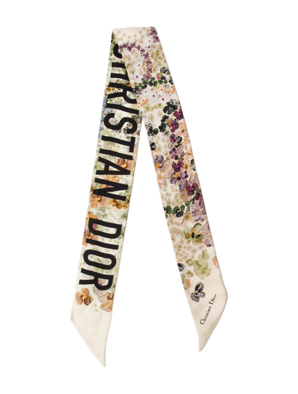 Christian Dior Silk Printed Scarf