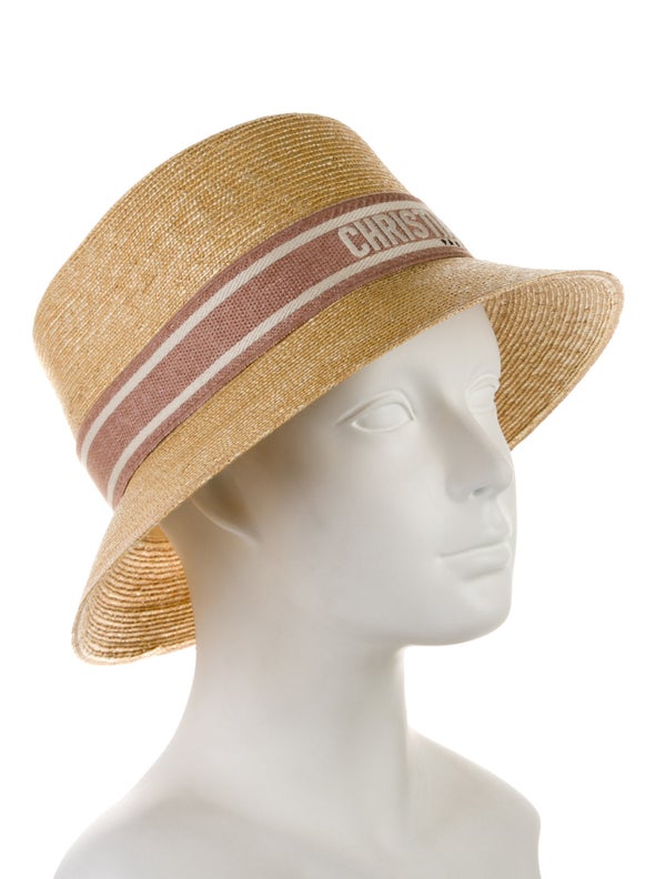 Christian Dior Straw Bucket Hat Size 59