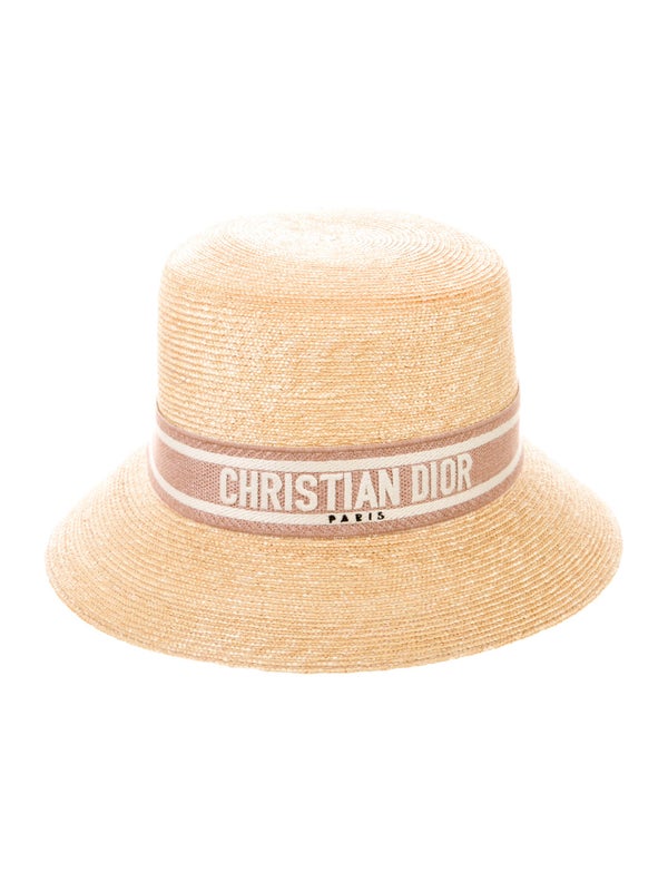 Christian Dior Straw Bucket Hat Size 59