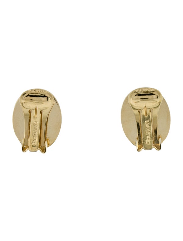 Christian Dior Vintage Clip-On Earrings