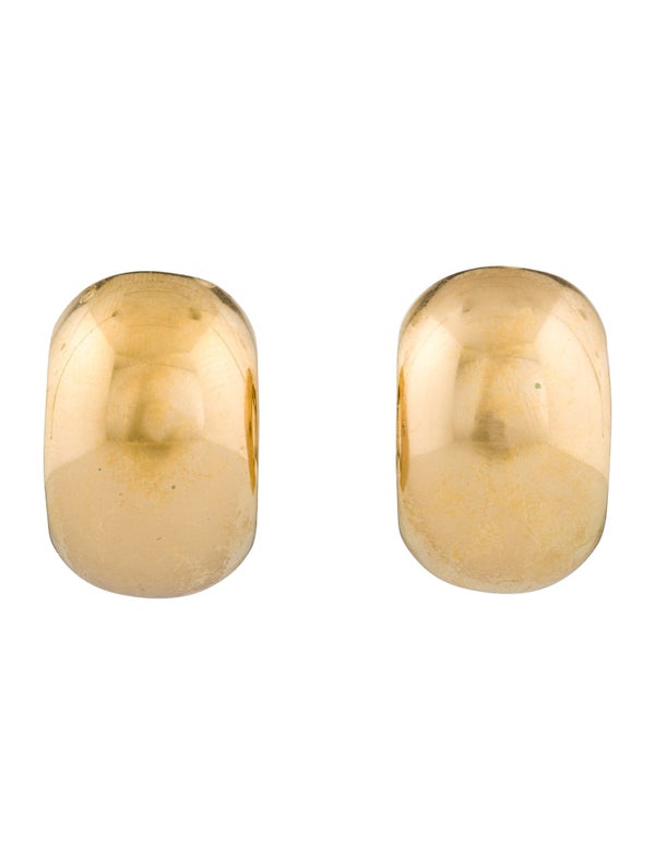 Christian Dior Vintage Dome Clip-On Earrings