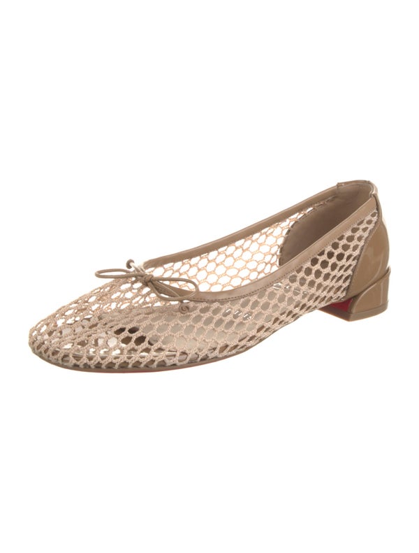 Christian Louboutin Mesh Ballet Flats